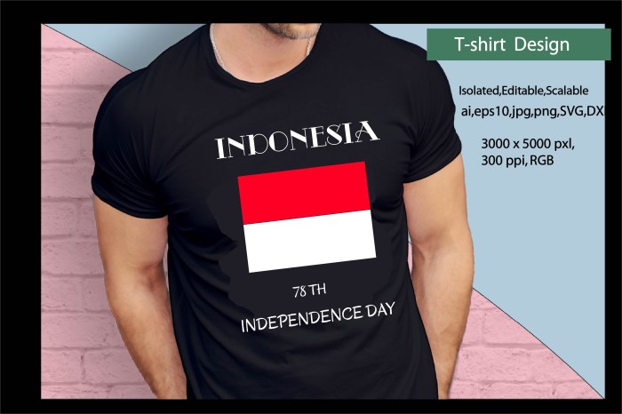 Contoh Desain Kaos Panitia HUT RI