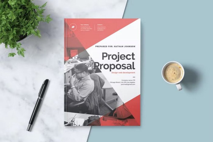 Contoh desain sampul proposal