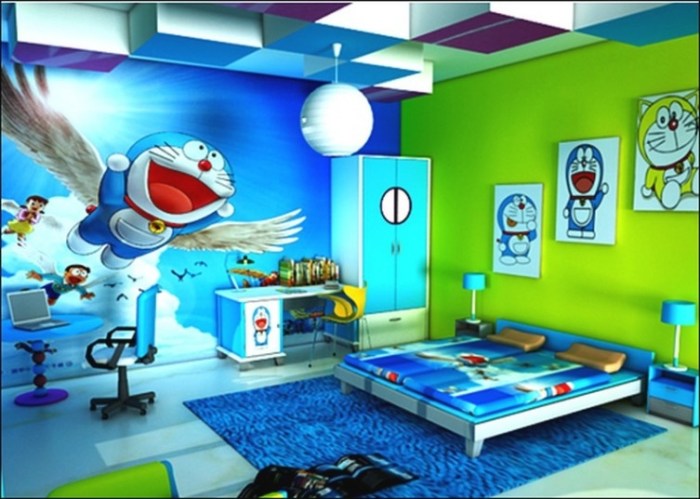 Contoh desain kamar doraemon