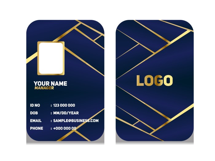 Contoh desain member card